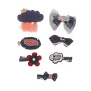 7Pcs/Set Pet Dog Cat Hair Clip Hairpin Headdress Photography Props Hair Decor Hair Grooming Accessories
