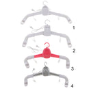 Portable White Electric Clothing Dryer Smart Clothes Hanger Dryer, Detachable Foldable Design Great for Travelling EU Plug