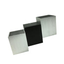 6W AC85-265V Aluminum LED Wall Sconce KTV Bar Hall Porch Walkway Decorative Wall Lamp Lighting Fixture, Silver + Black