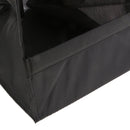 Dustpoof 6 Shelves Oxford Cloth Hanging Closet Organizer Clothes Makeup Cosmetic Storage Holder Collapsible Divider Black