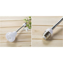 E27 Base Adjustable Body Motion Sensor and Light Sensor Light Bulb Automatic LED Sensing Lamp, White 5W, 110V-220V