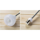 B22 Bayonet Flexible IR Body Motion Detection Lamp Bulb Automatic Light Sensing Light Bulb for Kitchen Stairway Balcony Pathway , White 5W