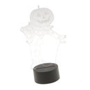 5V 3D Pumpkin Man LED Night Light 7 Colors Touch Switch Table Dest Lamp 0.5W