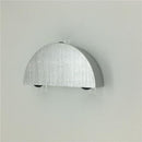 3W Semicircle Aluminum LED Up Down Illuminating Wall Sconce Lamp Warm White
