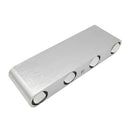 8W Modern Warm White Rectangle Aluminum LED Wall Sconce Lamp Projection Light for Porch Bar Cafe Theatre Decorative Lighting, Up Down Lighting