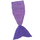 Kids Children Fish Scale Mermaid Tail Warm Soft Blanket Funny Cocoon Sofa Sleeping Bag Fancy Dress Costume Best Gift Blue