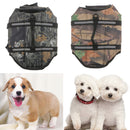 Pet Dog Clothing Sailing Boating Swimming Safety Floatation Aid Coat Adjustable Lifejacket Grey and Orange XS