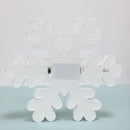LED Snowflake Shape Night Light Desk Lamp Chrismas Tree Decorative Light 3V