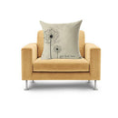 Home Bedroom Sofa Decor Throw Square Cushion Pillow Case Dandelion Leaves Design Pillow Cover Cushion Cover Linen Pillowcase
