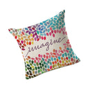 Home Bedroom Sofa Decor Throw Square Cushion Pillow Case Multicolor Printed Pillow Cover Cushion Cover Linen Car Pillowcase