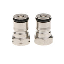 Pair Wine Brew Beer Keg Ball Lock Liquid & Gas Post Connector Adapter 19mm