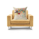 Home Bedroom Sofa Decor Throw Cushion Pillow Case Owl Pattern Pillow Cover Cushion Cover Linen Pillowcase White