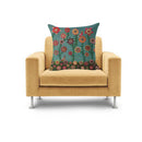Home Bedroom Sofa Decor Throw Square Cushion Pillow Case Colorful Flower Pattern Charms Car Pillow Cushion Cover Linen Pillowcase