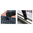 2-in-1 Foldable Vacuum Cleaner Brush Power Nozzle Crevice Cleaning Brush Tools for Vac with 32mm/1.25'' Inner Dia