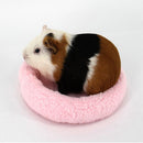 Soft Comfortable Cold Winter Small Animal Mat Hamster Pig Pet Hedgehog Warm Sleeping Bed Pad Mat Pink S
