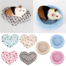 Soft Comfortable Cold Winter Small Animal Mat Hamster Pig Pet Hedgehog Warm Sleeping Bed Pad Mat L Pink