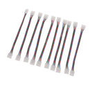 Pack 10 Pieces Solderless 5050/5630 LED RGB Strip Tape Connector Jumperfor 10mm Light Strip 4 Pin