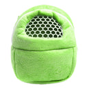 Rat Hamster Chinchilla Rabbit Ferret Carrier Hedgehog Outgoing Packet Bag Hanging Bed with Strap Green Size M