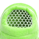 Rat Hamster Chinchilla Rabbit Ferret Carrier Hedgehog Outgoing Packet Bag Hanging Bed with Strap Green Size L