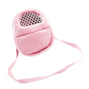Rat Hamster Chinchilla Rabbit Ferret Carrier Hedgehog Outgoing Packet Bag Hanging Bed with Strap Pink Size L