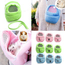 Rat Hamster Chinchilla Rabbit Ferret Carrier Hedgehog Outgoing Packet Bag Hanging Bed with Strap Pink Size L