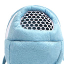 Rat Hamster Chinchilla Rabbit Ferret Carrier Hedgehog Outgoing Packet Bag Hanging Bed with Strap Blue Size M
