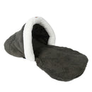 Pet Cat Dog Rest Sleep Bed Soft Warm Sleeping Bag Cave House Mat Pad Removable Cushion Bag Pet Supplies Army Green L