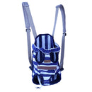 Pet Dog Adjustable Comfortable Outdoor Travel Carrier Puppy Pouch Cat Front Bag Back Pack With Legs Out Blue M