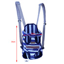 Pet Dog Adjustable Comfortable Outdoor Travel Carrier Puppy Pouch Cat Front Bag Back Pack With Legs Out Blue M