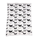 Kids Children Bathrobe, Soft Warm Cotton Blanket Shawl,Office Nap Air Conditioning Blanket,Home Bed Sofa Car Throw Blanket Bathing Wrap (Cat Pattern)