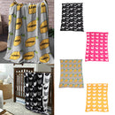 Kids Children Bathrobe, Soft Warm Cotton Blanket Shawl,Office Nap Air Conditioning Blanket,Home Bed Sofa Car Throw Blanket Bathing Wrap (Cat Pattern)