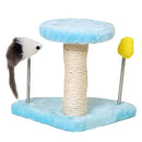Cute Cat Climber Shelf Scratching Post Tree Pole Scratcher Kitten Gym House