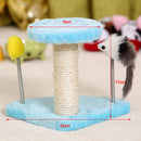 Cute Cat Climber Shelf Scratching Post Tree Pole Scratcher Kitten Gym House