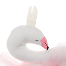 Elegant Swan With Princess Skirt Design Kids Baby Plush Throw Pillow Bolster Toy Photography Props-Pink