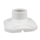 Plastic E27 Lamp Holder Screw Light Bulb Socket Holder Lamp Bulb Converter Adapter with Porcelain Head, AC 220V-250V