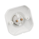 Plastic E27 Lamp Holder Screw Light Bulb Socket Holder Lamp Bulb Converter Adapter with Porcelain Head, AC 220V-250V
