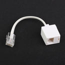 1 Piece Telephone Phone Extension Cord Landline Flash Cable Line Jack RJ45 to RJ11, 245mm