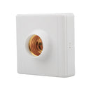 Square E27 Socket Base LED Light Lamp Holder Light Bulb Holder Adapter Holder Converter,AC 220V-250V