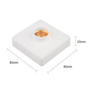 Square E27 Socket Base LED Light Lamp Holder Light Bulb Holder Adapter Holder Converter,AC 220V-250V