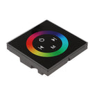 Tempered Glass Touch Panel Wall Switch RGB LED Dimmer Controller for Strip Light Rope Lights DC12~24V