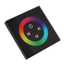 Tempered Glass Touch Panel Wall Switch RGB LED Dimmer Controller for Strip Light Rope Lights DC12~24V