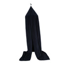 Children Bed Canopy Round Dome Cotton Mosquito Net Netting Hanging Curtain Baby Kids Reading Play Tents Bedroom Accessories Pretty (Unique Black Color)