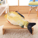 Pet Cat Toy Simulation Fish Interactive Kitten Chewing Scratching Play Fun Toys