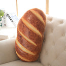 Creative Simulation Plush Bread Shape Pillow Plush Nap Cushion Pet Cat Toy Size L