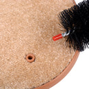 Multi-purpose Pet Cat Arch Groomer Massager Brush with Scratching Board Pad