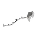 25*25 Iron Hanger Row Five Beads hanging hats scarfs coats bags for Square Tube Hooks and Hangers Storage