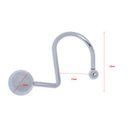 12 Pieces Heavy Duty Shower Curtain Ring Hook Bathroom Drape Panel Holder Hanger