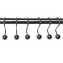 12 Pieces Heavy Duty Shower Curtain Ring Hook Bathroom Drape Panel Holder Hanger