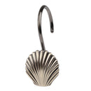 12pcs/Set Shower Curtain Hooks Zinc Alloy Shell Slide Bathroom Decoration Hot
