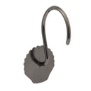 12pcs/Set Shower Curtain Hooks Zinc Alloy Shell Slide Bathroom Decoration Hot